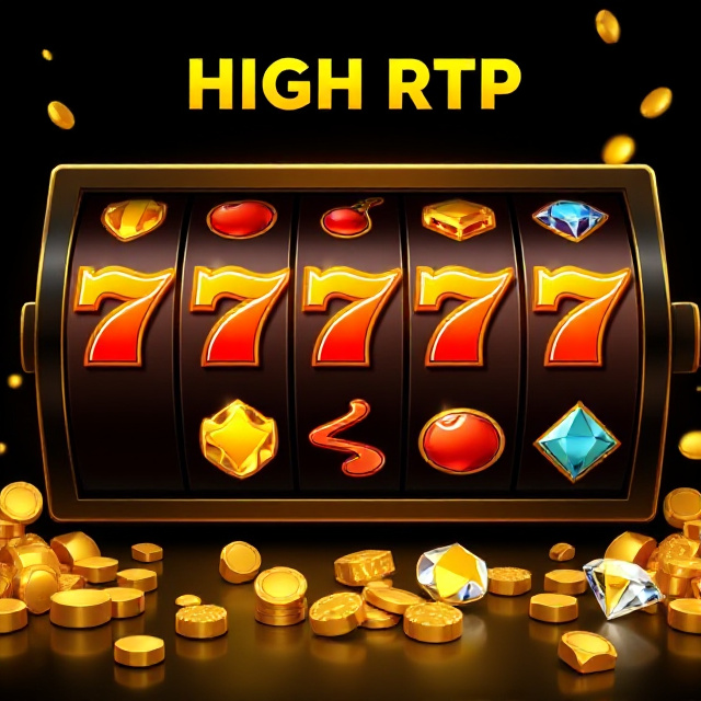 High RTP online slot game reels with golden gems and lucky sevens